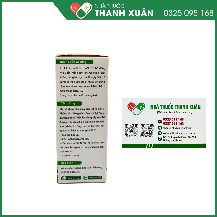 Free Nose Kid hỗ trợ giảm viêm mũi, sổ mũi